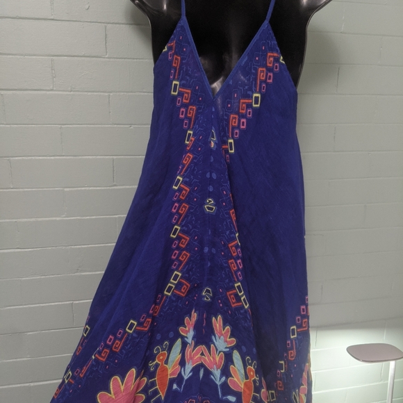 Theodore and Callum full length blue swim cover up. - Picture 3 of 9